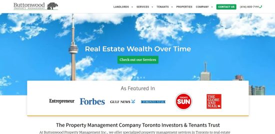 Buttonwood Property Management in Toronto