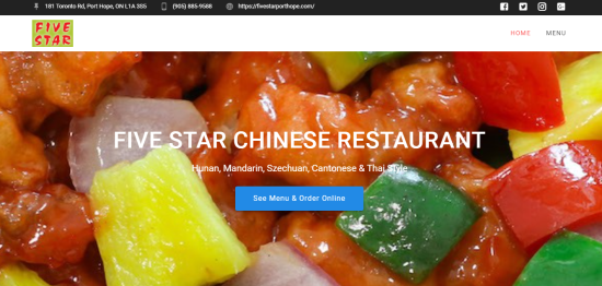 Five Star Chinese Restaurant 