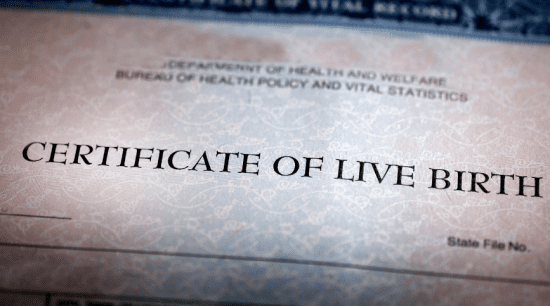Overview of Obtaining a New Birth Certificate