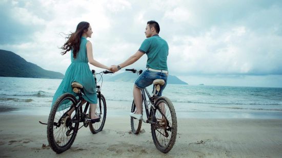 Take a Romantic Bike Ride Along the Waterfront